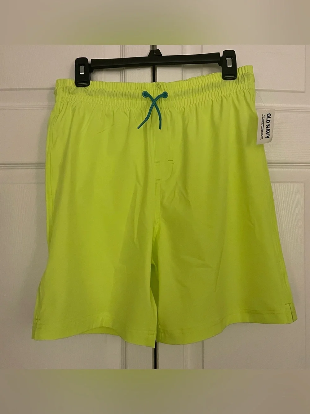 Old Navy Solid Swimming Trunks (BRT Light) (Neon Green) XXL (18/20) NWT